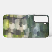 Brick Abstract Summer Green Samsung Galaxy Hoesje (Achterkant horizontaal)