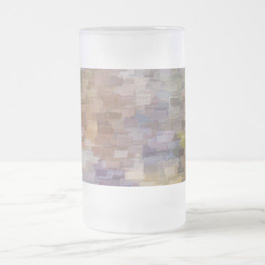 Brick Abstract Winter Herfst Bevroren Mok glazen b (Center)