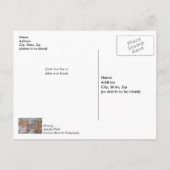 Brick Abstract Winter Herfst Denking of U Briefkaa Briefkaart (Achterkant)
