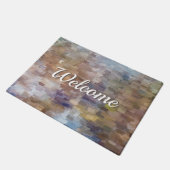 Brick Abstract Winter Herfst Welkom Doormat Deurmat (Schuin)