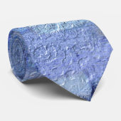 Brick Abstracte Winter Blues Stropdas (Opgerold)
