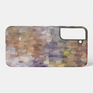 Brick Abstracte Winter Herfst Samsung Galaxy Hoesj Hoesje