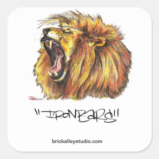 Brick Alley Studio Sticker (Voorkant)