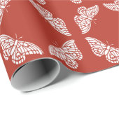 Brick Arts and Crafts Butterflies Cadeaupapier (Rol Hoek)