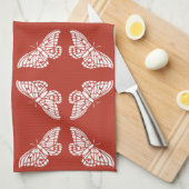 Brick Arts and Crafts Butterflies Theedoek (Quarter Fold)