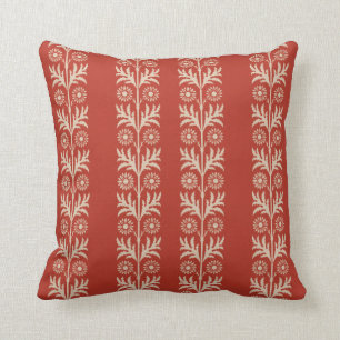 Brick Arts and Crafts Floral Stripe Kussen