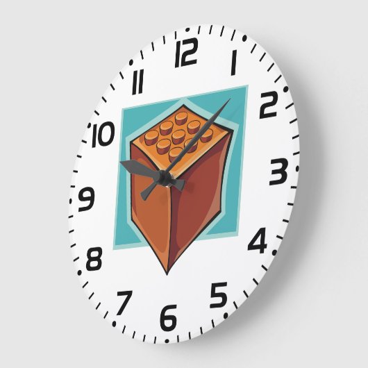 Brick Block Fun Building Toy Grote Klok (Hoek)