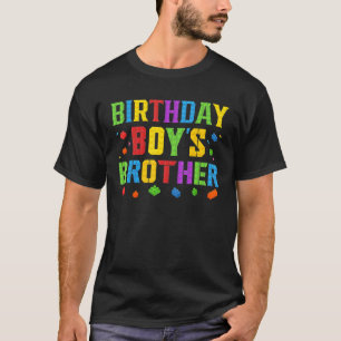 Brick Brick van de Broeder Blocks Master Builder v T-shirt