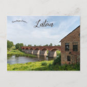 Brick Bridge in Kuldiga Letland Briefkaart (Voorkant)