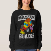 Brick Builder Blokken Master Builder Kind Speelgoe Trui (Voorkant)