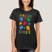 Brick Builder Blokken Master Builder T-shirt (Voorkant)