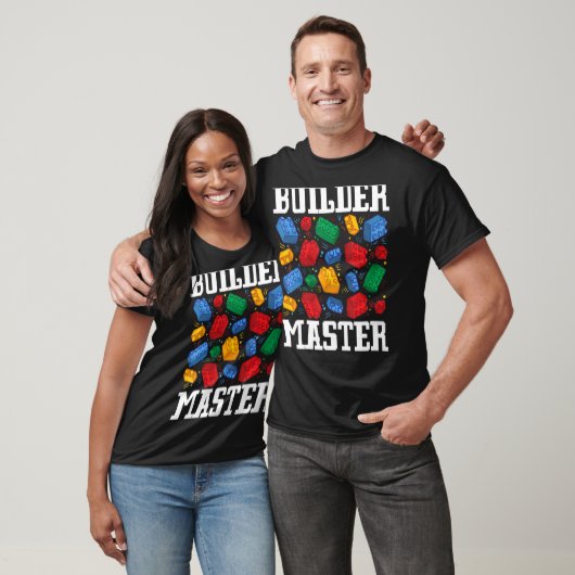 Brick Builder Blokken Master Builder T-shirt (Unisex)