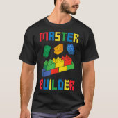 Brick Builder Blokken Masterbouwer T-shirt (Voorkant)