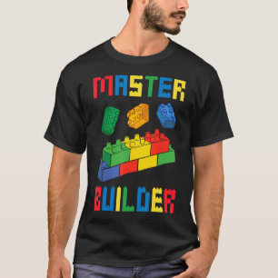 Brick Builder Blokken Masterbouwer T-shirt