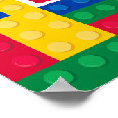 Brick Builder Customizable Birthday Sign Poster (Hoek)