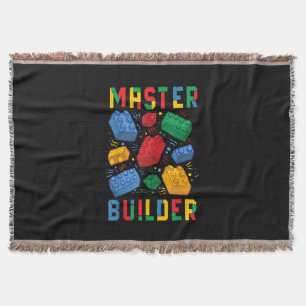 Brick Builder Funny Blocks Building Master Builder Deken