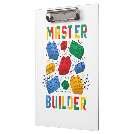 Brick Builder Funny Blocks Building Master Builder Klembord (Links)