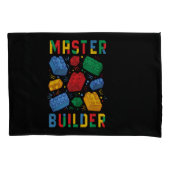 Brick Builder Funny Blocks Building Master Builder Kussensloop (Voorkant)