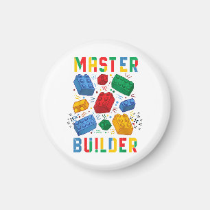 Brick Builder Funny Blocks Building Master Builder Magneet