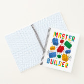 Brick Builder Funny Blocks Building Master Builder Notitieboek (Binnen)