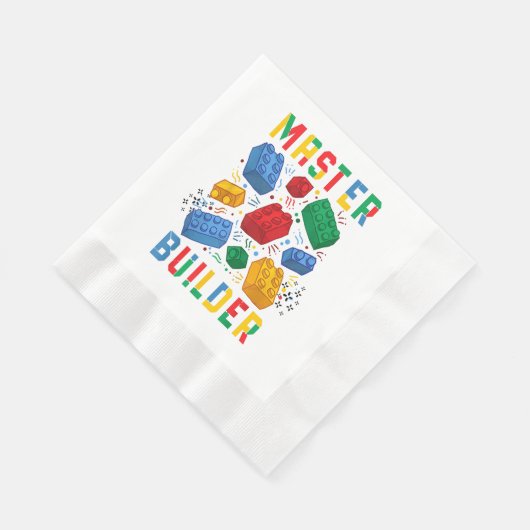 Brick Builder Funny Blocks Building Master Builder Servet (Hoek)