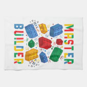 Brick Builder Funny Blocks Building Master Builder Theedoek (Horizontaal)