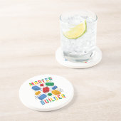 Brick Builder Funny Blocks Building Master Builder Zandsteen Onderzetter (Zijkant)