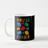Brick Builder Funny Blocks Master Builder Koffiemok (Links)