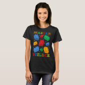 Brick Builder Funny blokkeert Master Builder - cad T-shirt (Voorkant volledig)