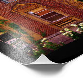 Brick Building Foto Afdruk (Hoek)