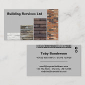 Brick Building Services met grijze achtergrond Visitekaartje (Voorkant / Achterkant)