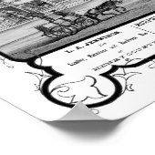 Brick Business Row New Castle Indiana Poster (Hoek)