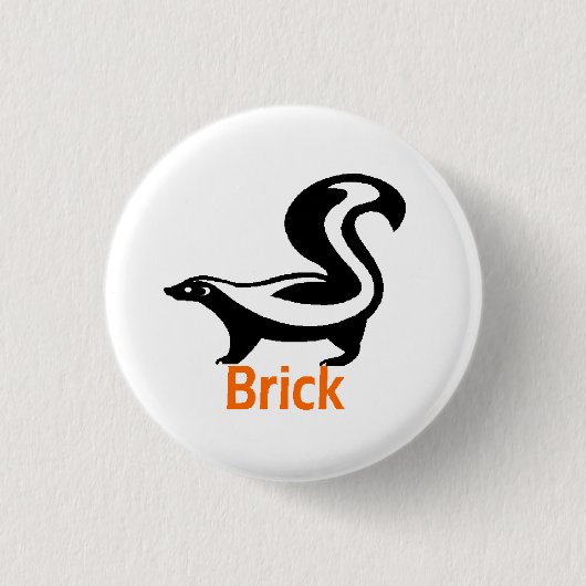 Brick Butten Ronde Button 3,2 Cm (Voorkant)