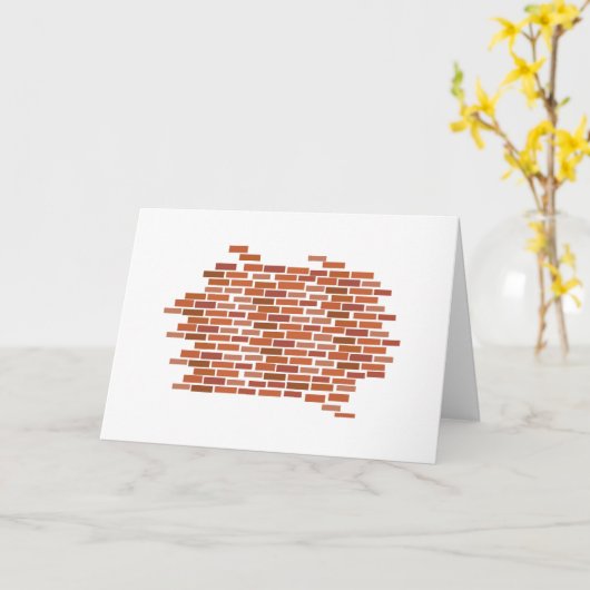 Brick by Brick Kaart (Gele Bloem)