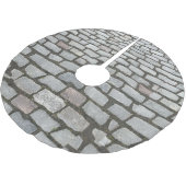 Brick Cobblestone Stone Pathway Sidewalk Kerstboom Rok (Gekanteld)