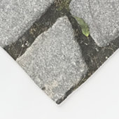 Brick Cobblestone Street Pathway Natuur Foto Fleece Deken (Hoek)