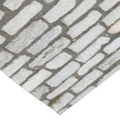 Brick Cobblestone Street Pathway Natuur Foto Korte Tafelloper (Hoek)