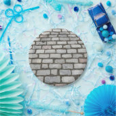 Brick Cobblestone Street Pathway Natuur Foto Papieren Bordje (Feest)