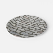 Brick Cobblestone Street Pathway Natuur Foto Papieren Bordje (Gekanteld)