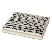 Brick Cobblestone Street Pathway Natuur Foto Rubberstempel (Stempel)