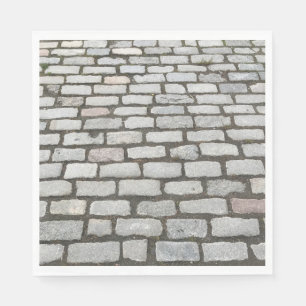 Brick Cobblestone Street Pathway Natuur Foto Servet