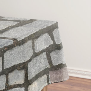 Brick Cobblestone Street Pathway Natuur Foto Tafelkleed