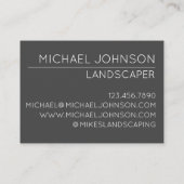 Brick Cobblestone Street Pathway Natuur Foto Visitekaartje (Achterkant)