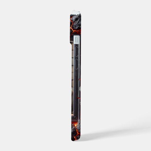 Brick de bulldog telefoonhoesje iPhone 15 case (Linkerkant)