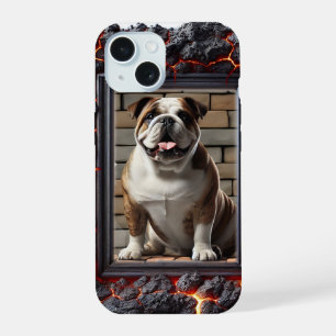 Brick de bulldog telefoonhoesje iPhone 15 case
