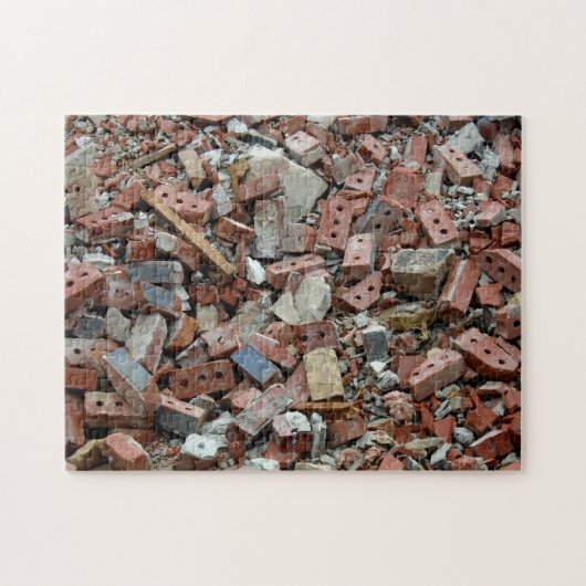 Brick Demolition Rubble Legpuzzel (Horizontaal)