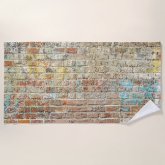Brick Design Beach Towel Strandlaken