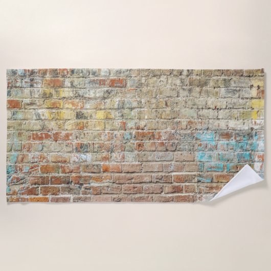 Brick Design Beach Towel Strandlaken (Voorkant)