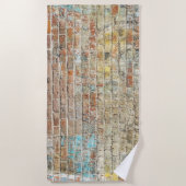 Brick Design Beach Towel Strandlaken (Voorkant)
