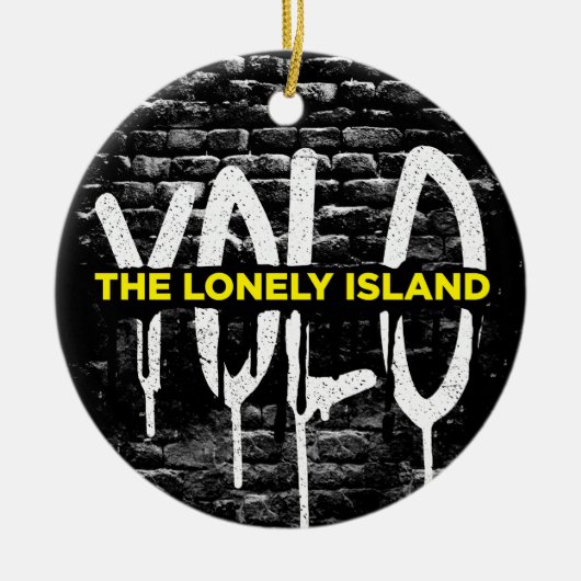 Brick Drip Keramisch Ornament (Voorkant)